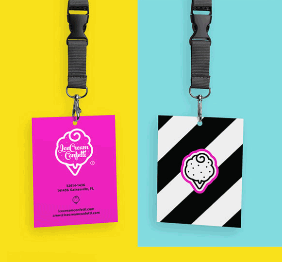 富有創意的掛繩吊牌工作證設計制作  第1張