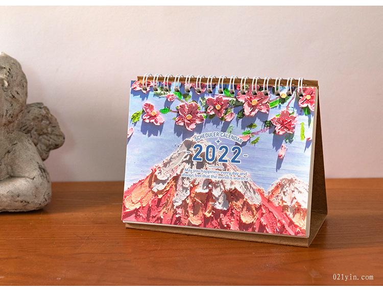 2022年臺歷文藝復興系列 桌面臺歷復古油畫線圈日歷 6款  第5張